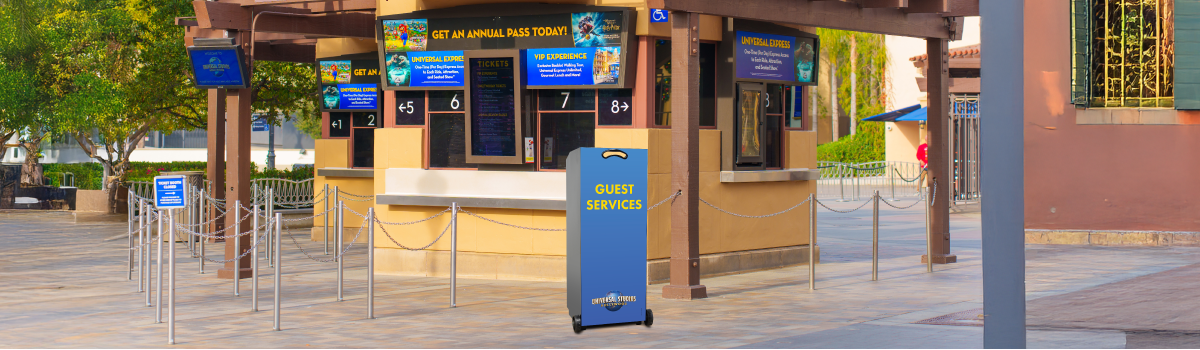 Why Theme Parks Are Using Valet Podiums as Mobile Info Kiosks