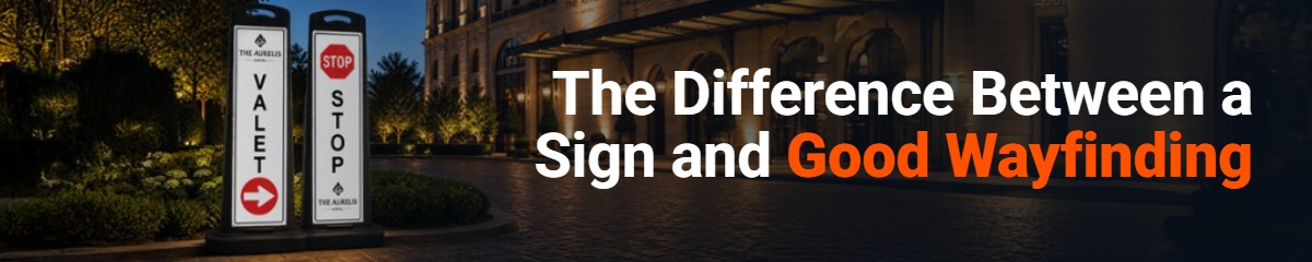Valet Signage That Guides Guests: Sign Panels, LED Podiums, and Branding