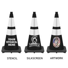 Black Traffic Cone Black Base-2