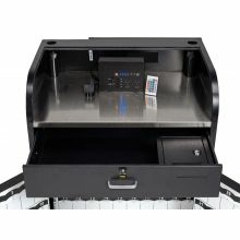 Elite Valet Podium RGB LED Light Power Station 150 Hooks - 4