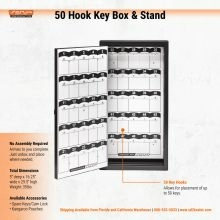 50 Hook Valet Key Box - 3