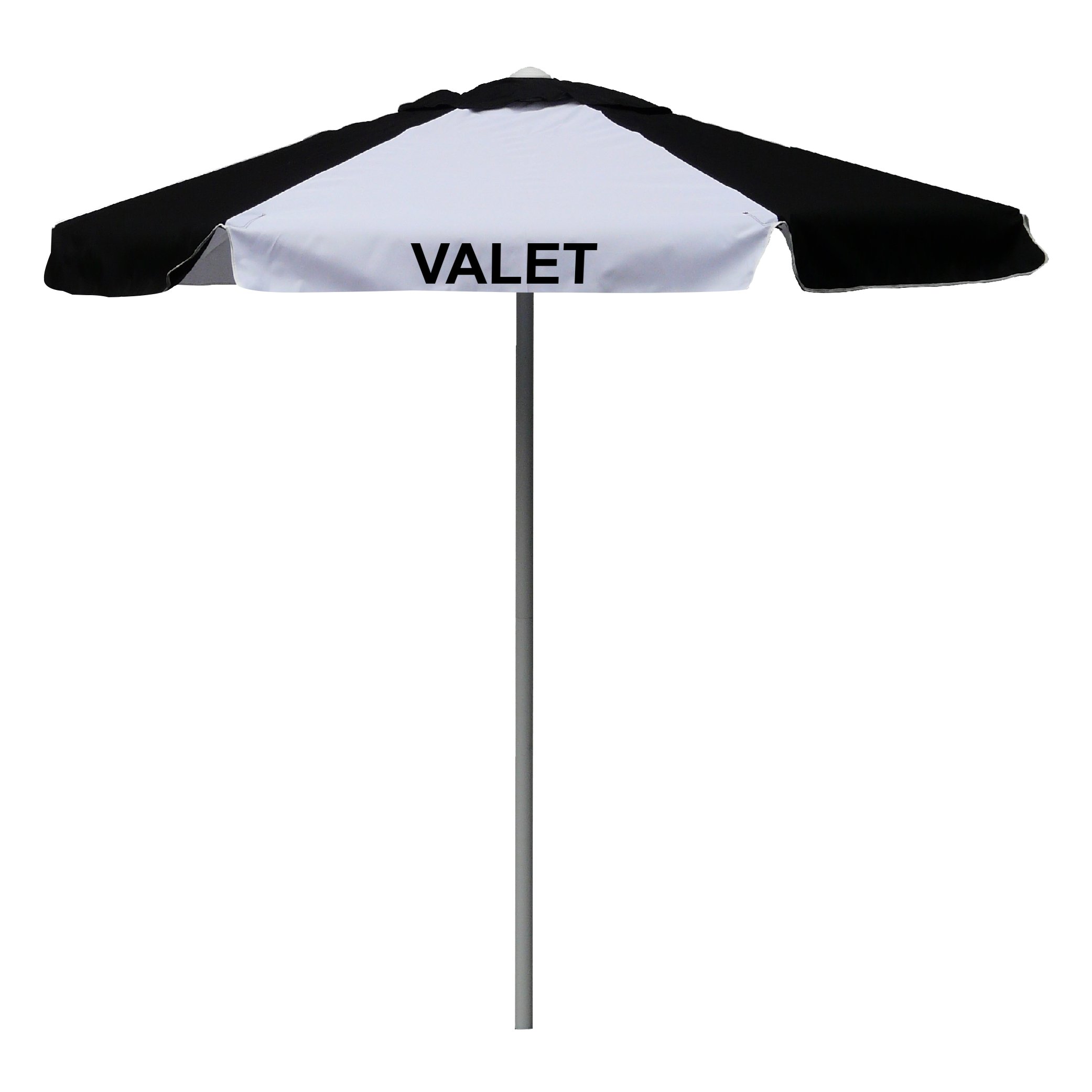 Aluminum Frame Umbrella Black & White SD2K Valet