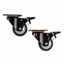 Locking Swivel Caster, Black