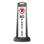 Valet Black Vertical Sign - No Parking Message