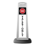 Valet White Vertical Panel w/Do Not Enter Valet Only Reflective Sign P12
