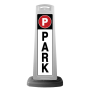 Valet White Vertical Panel w/PARK Reflective Sign P1