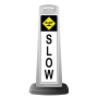 White Vertical Sign - Slow Message