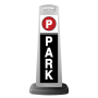 Valet White Vertical Panel w/PARK Reflective Sign P3
