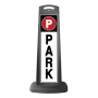 Valet Black Vertical Sign - Park Message