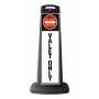 Valet Black Vertical Sign - Do Not Enter & Valet Only Message