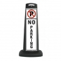 Valet Black Vertical Panel w/No Parking Reflective Sign P15