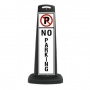 Valet Black Vertical Sign - No Parking Message