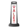 Valet Black Vertical Sign