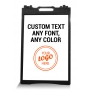 A-Frame Deluxe - Black Double Sided Sandwich Board Folding A-Frame (27"x45")