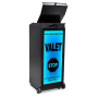 Glow Series Smart Valet Podium w/WRGB LED Light & Power Station