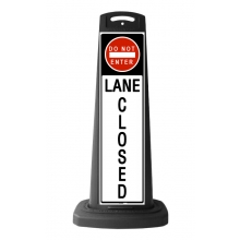 Custom Lane Closed Black Vertical Panel