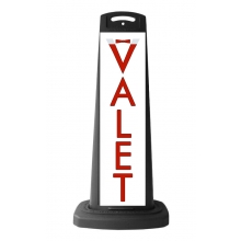 Valet Black Vertical Sign