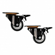 Locking Swivel Caster, Black
