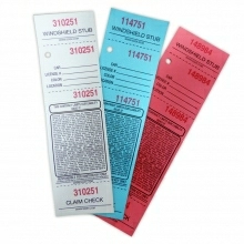 4-Part Valet Ticket (Pack of 1000)