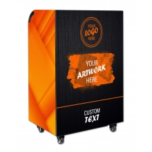 Elite Valet Podium, 150 Hooks w/Full Wrap Artwork
