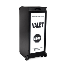 Glow Series Smart Valet Podium w/ RGB LED Light & Power Station