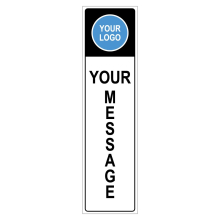 Custom Artwork Vinyl Application for Vertical Sign Panels