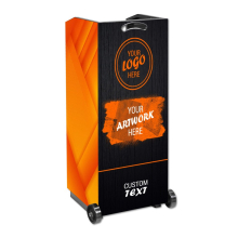 Smart Valet Podium w/100 Hooks and Full-Wrap Artwork