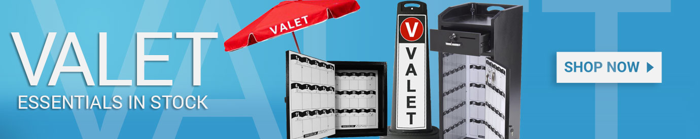 Valet Podiums, Valet Umbrellas and more