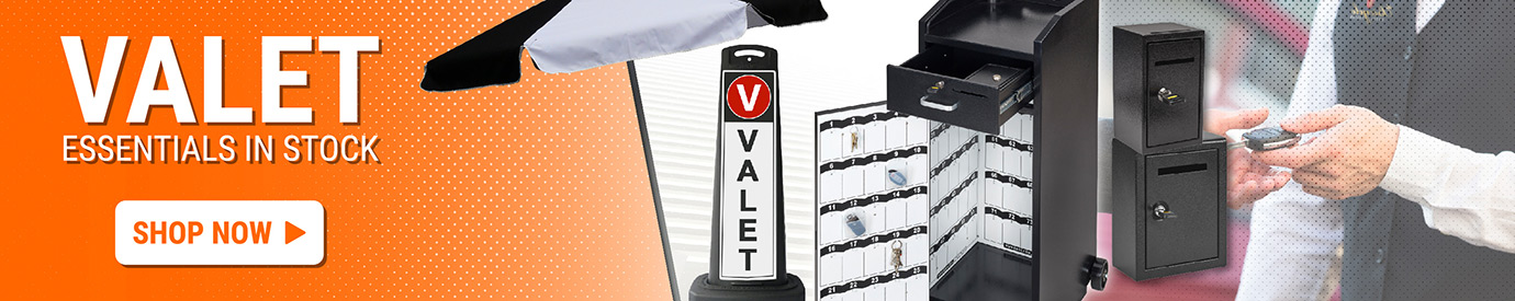 Valet Podiums, Valet Umbrellas and more